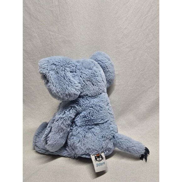Jellycat Piper Blue Elephant Plush Stuffed Animal Beanbag Toy 12"- Retired - Picture 6 of 7